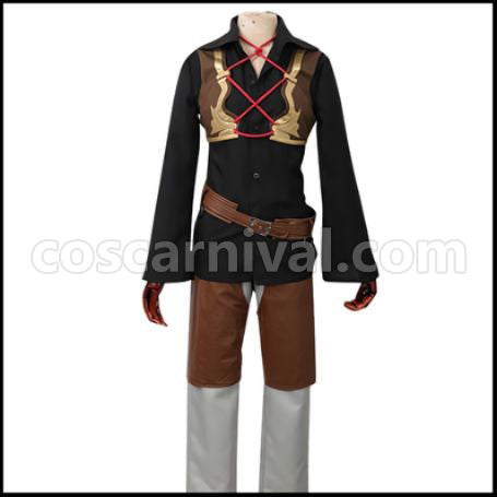 Touken Ranbu Odenta Mitsuyo Cosplay Costume Ver2 coscarnival - Back View