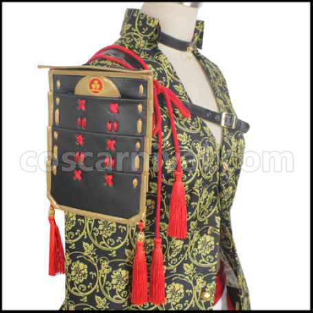 Touken Ranbu New Sword Warrior Nansen Ichimonji Cosplay Costume coscarnival - Collar Design
