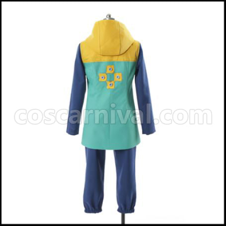 The Seven Deadly Sins Sloth's Sin King / Harlequin Cosplay Costume coscarnival - Back View