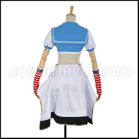 Love Live! School Idol Festival Marine Edition UR Rin Hoshizora Cosplay Costume coscarnival - Detail Close-up