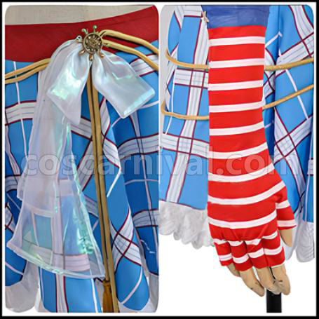 Love Live! School Idol Festival Marine Edition UR Rin Hoshizora Cosplay Costume coscarnival - Hem Detail