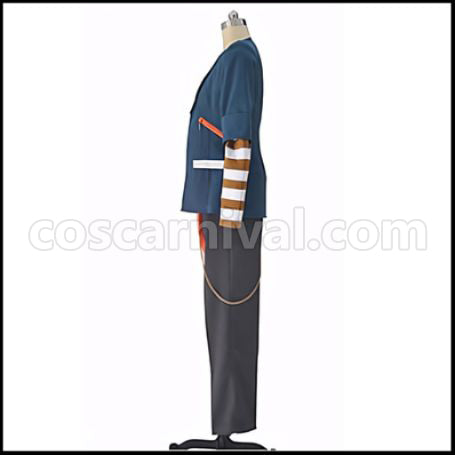 Tsukiuta. Six Gravity April Udzuki Arata Cosplay Costume coscarnival - Back View