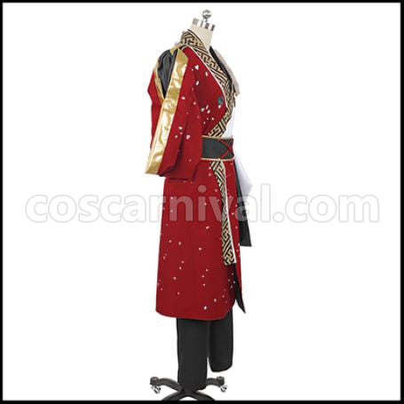 Ensemble Stars! Akatsuki Kuro Kiryu Cosplay Costume coscarnival - Back View