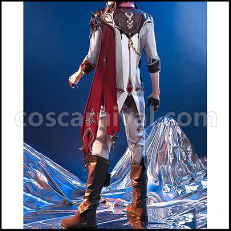 Genshin Impact Tartaglia Cosplay Costume coscarnival - Back View