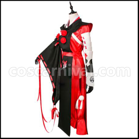 Touken Ranbu Kogarasumaru Cosplay Costume coscarnival - Back View