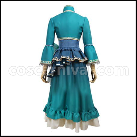 BanG Dream! Shirokane Rinko Roselia 5th Single Opera of the Wasteland Cosplay Costume coscarnival - Detail Close-up