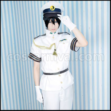 Free! -Eternal Summer- Bessatsu spoon.2Di vol.52 Haruka Nanase Uniform Cosplay Costume coscarnival - Front View