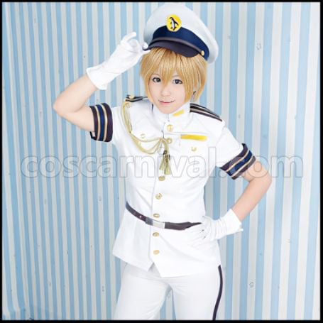 Free! -Eternal Summer- Bessatsu spoon.2Di vol.52 Nagisa Hazuki Uniform Cosplay Costume coscarnival - Front View