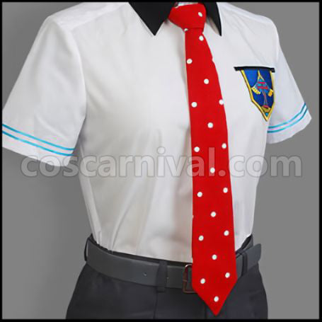 Free! Iwatobi High School Nagisa Hazuki Summer Uniform Cosplay Costume coscarnival - Cut and Style