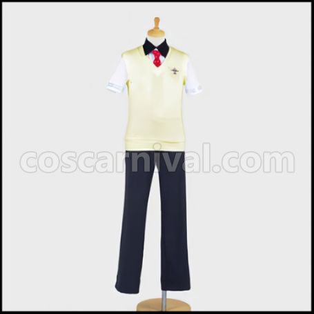 Free! Iwatobi High School Summer Uniform Nagisa Hazuki Cosplay Costume coscarnival - Front View