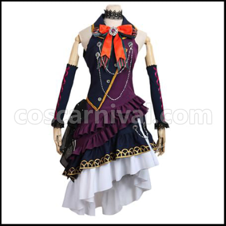 BanG Dream! BLACK SHOUT Imai Lisa Cosplay Costume coscarnival - Front View
