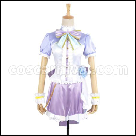 Love Live! School Idol Festival White Day Edition UR Rin Hoshizora Cosplay Costume coscarnival - Front View