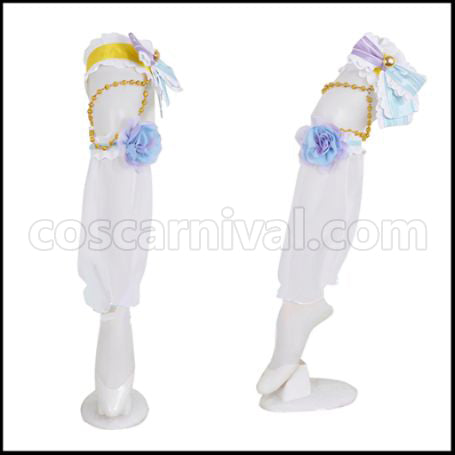 Love Live! School Idol Festival White Day Edition UR Rin Hoshizora Cosplay Costume coscarnival - Cuff Style