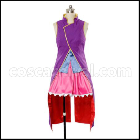 No Game No Life Clammy Zell Cosplay Costume coscarnival - Back View