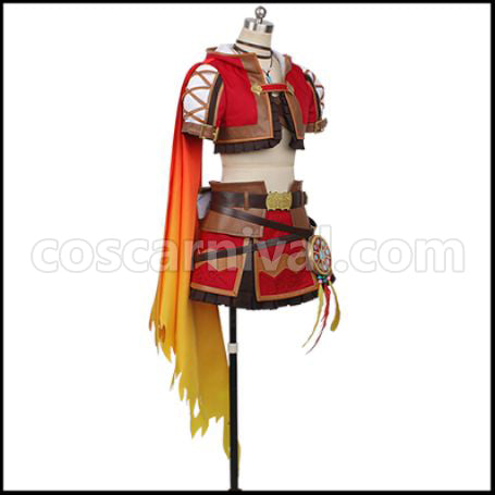 Uma Musume Pretty Derby Tokai Teio Anime Version Cosplay Costume coscarnival - Back View