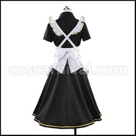 Love Live! Nozomi Tojo Cafe Maid Edition SR Pre-Awakening Cosplay Costume coscarnival - Back View