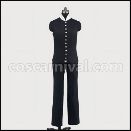 Hakuoki: Demon of the Fleeting Blossom Saito Hajime Western Outfit Cosplay Costume coscarnival - Hem Detail