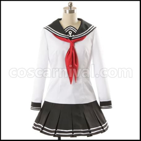 Kantai Collection Destroyer Akatsuki Cosplay Costume coscarnival - Front View