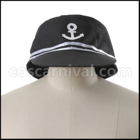 Kantai Collection Destroyer Akatsuki Cosplay Costume coscarnival - Hem Detail