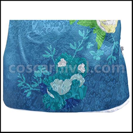 Love Live! SR August China Dress Edition Eri Ayase Cosplay Costume coscarnival - Detail Close-up