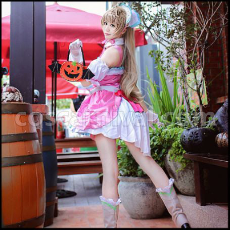 Love Live! Season 2 Insert Song Single 2 Love wing bell Dancing stars on me Kotori Minami Cosplay Costume coscarnival - Side Profile