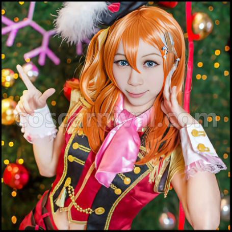 Love Live! Season 2 Insert Song Single 2 Love wing bell Dancing stars on me Honoka Kosaka Cosplay Costume coscarnival - Detail Close-up