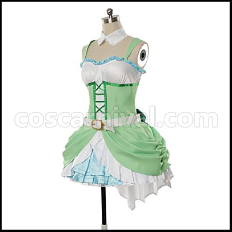 Love Live! Season 2 Insert Song Single 2 Love wing bell Dancing stars on me Rin Hoshizora Cosplay Costume coscarnival - Back View