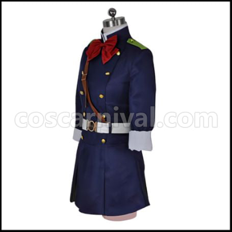 Seraph of the End Mitsuba Sangu Cosplay Costume coscarnival - Back View