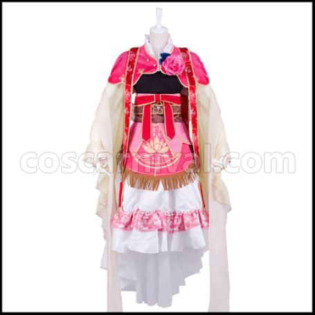 Love Live! School Idol Festival Maki Nishikino Seven Lucky Gods Edition Goddess of Art and Wisdom Cosplay Costume coscarnival - Front View