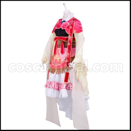 Love Live! School Idol Festival Maki Nishikino Seven Lucky Gods Edition Goddess of Art and Wisdom Cosplay Costume coscarnival - Back View