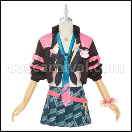 Nijisanji VTuber Meloco Kyoran Tiger Princess Cosplay Costume coscarnival - Back View
