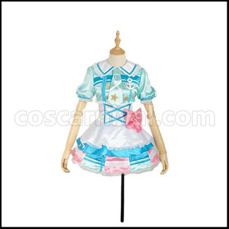 Love Live! Sunshine!! Aqours Kimi no Kokoro wa Kagayaiteru Kai? You Watanabe Ver2 Cosplay Costume coscarnival - Front View