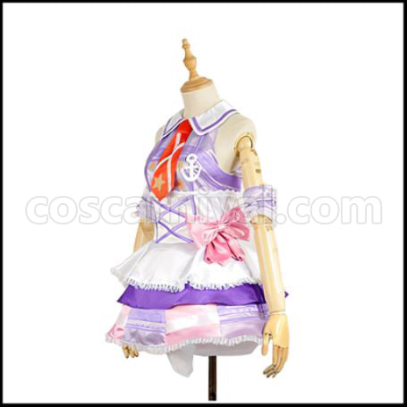 Love Live! Sunshine!! Aqours Kimi no Kokoro wa Kagayaiteru Kai? Dia Kurosawa Ver2 Cosplay Costume coscarnival - Back View