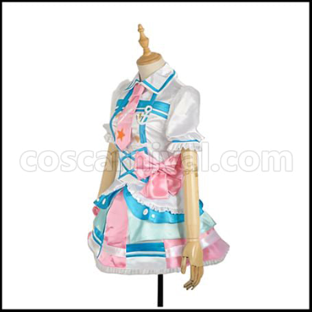 Love Live! Sunshine!! Aqours Kimi no Kokoro wa Kagayaiteru Kai? Ruby Kurosawa Ver2 Cosplay Costume coscarnival - Back View