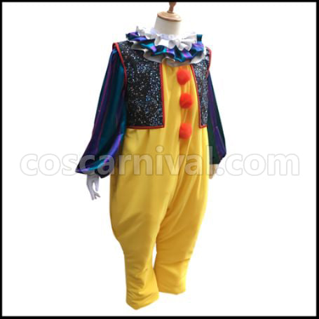 IT Pennywise Cosplay Costume Ver.3 coscarnival - Back View