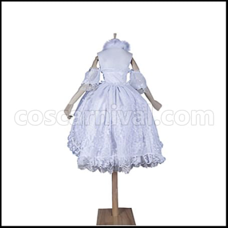 Love Live! SR June Party Wedding Dress Awakening After Kotori Minami Cosplay Costume coscarnival - Back View
