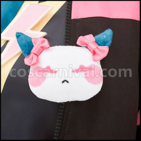 Nijisanji VTuber Meloco Kyoran Tiger Princess Cosplay Costume coscarnival - Collar Design