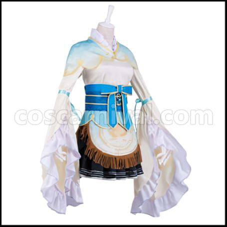 Love Live! School Idol Festival Seven Lucky Gods Edition Kotori Minami Happiness Large Bag Cosplay Costume coscarnival - Back View