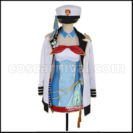 Love Live! School Idol Festival Marine Edition UR Nozomi Tojo Cosplay Costume coscarnival - Detail Close-up