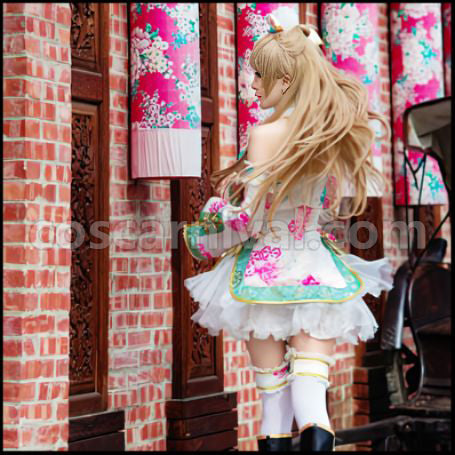 Love Live! China Dress Edition UR Post-Awakening Kotori Minami Cosplay Costume coscarnival - Back View