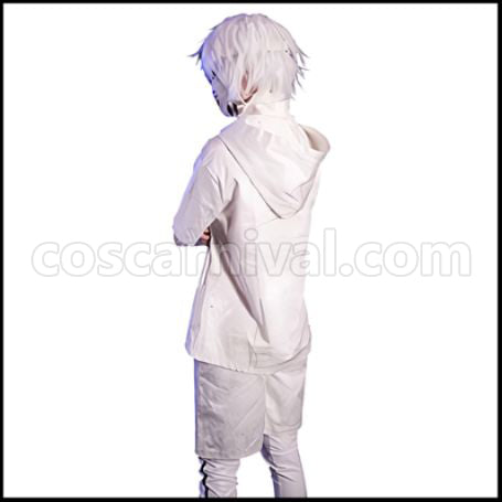 Tokyo Ghoul White Kaneki Ken Kaneki / Kaneki / Centipede Cosplay Costume Coscarnival - Back View
