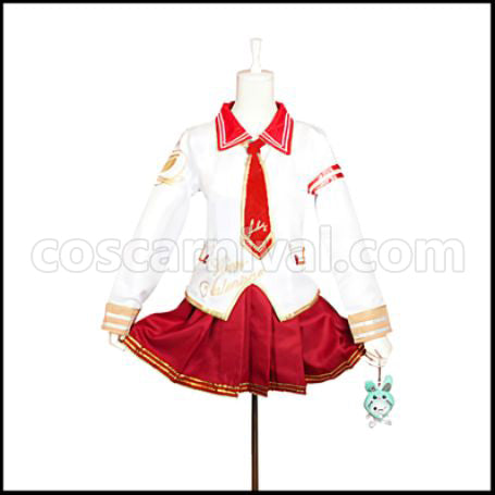 Love Live! UR February Valentine's Edition Maki Nishikino Before Awakening Cosplay Costume coscarnival - Front View