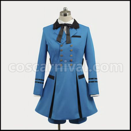 Black Butler II Ciel Phantomhive Cosplay Costume coscarnival - Front View