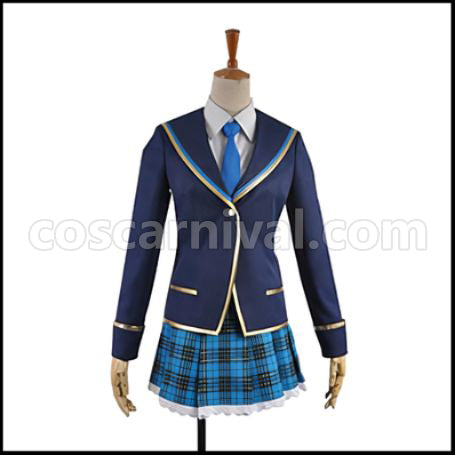 Girlfriend (Kari) Akane Sakurai Cosplay Costume coscarnival - Front View