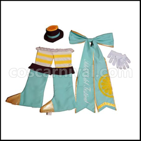 Love Live! SR Fruit Parlor Edition Awakening After Rin Hoshizora Cosplay Costume coscarnival - Back View