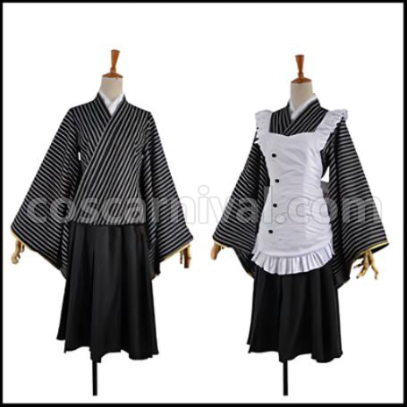 Love Live! UR Cafe Maid Edition Umi Sonoda Cosplay Costume coscarnival - Back View