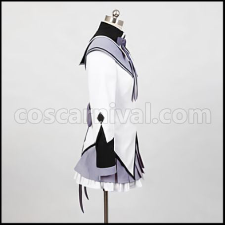 Mahou Shoujo Madoka Magica Akemi Homura Cosplay Costume New Edition by coscarnival - Back View