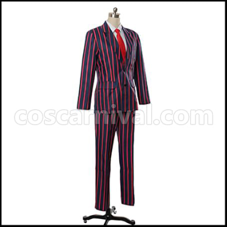 Tokyo Ghoul Shuu Tsukiyama / Gourmet / MM Cosplay Costume Coscarnival - Back View