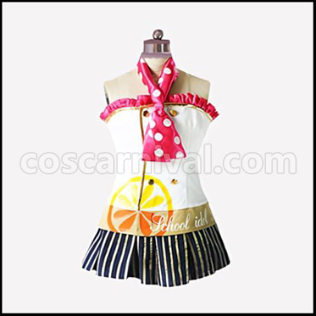 Love Live! School Idol Festival April Fruit Parlor Edition SR Nico Yazawa Cosplay Costume coscarnival - Front View