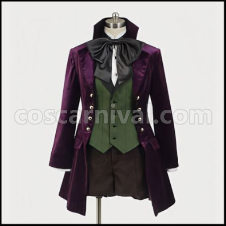 Black Butler II Alois Trancy Deluxe Version Cosplay Costume coscarnival - Front View